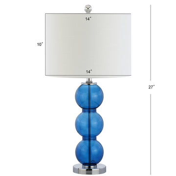 Bella 27" Glass Triple Sphere LED Table Lamp